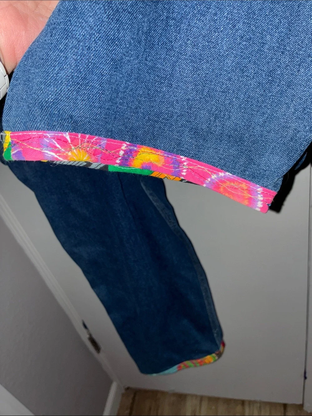 Canyon River Blues Dark Blue Denim Overalls with Multicolor Trim